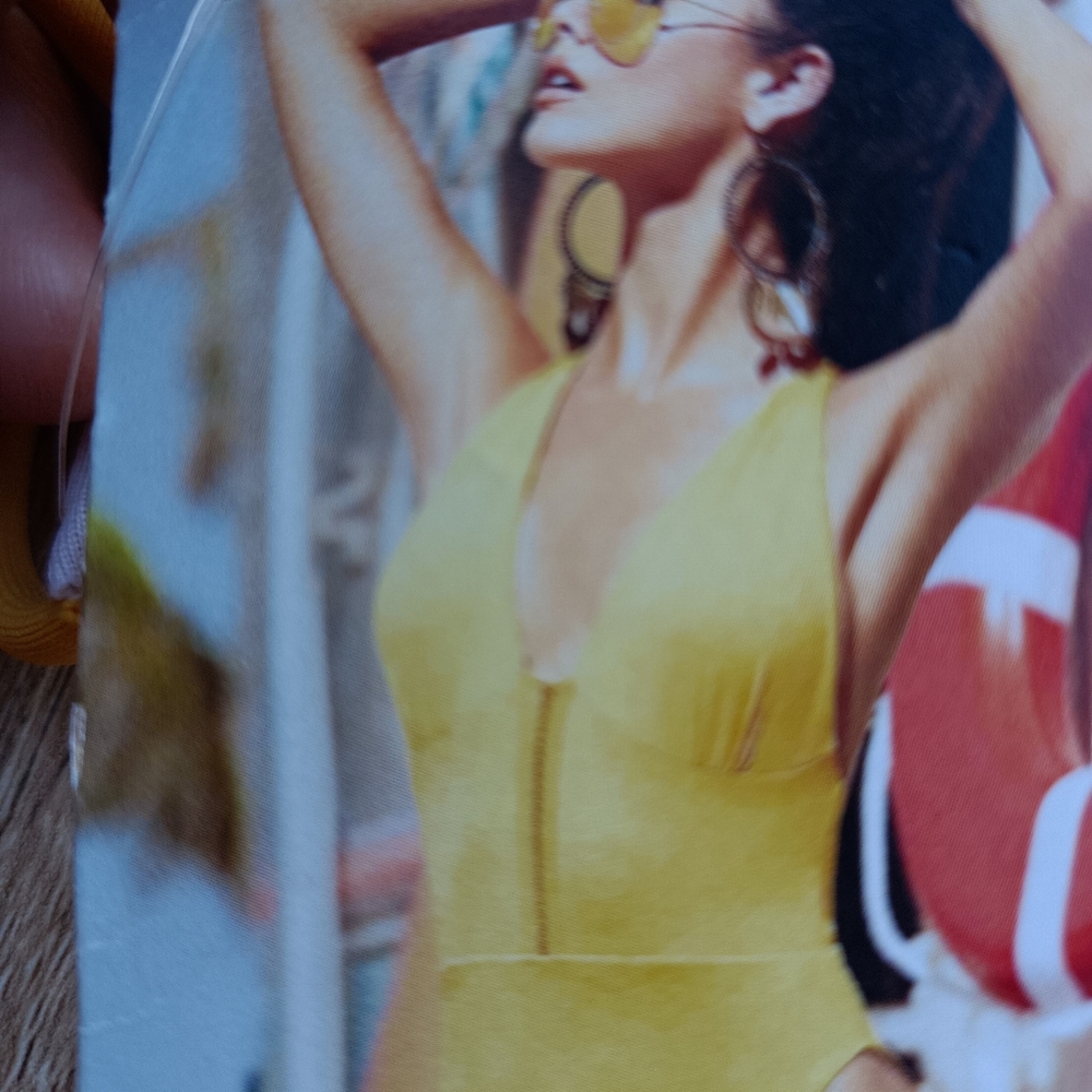 Women's Tuscany Yellow One-piece Bathing Suit